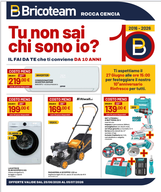 VOLANTINO Bricoteam 2026